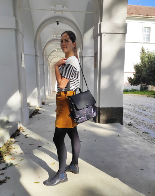 Vanessa backpack zlaté listy — foto 2