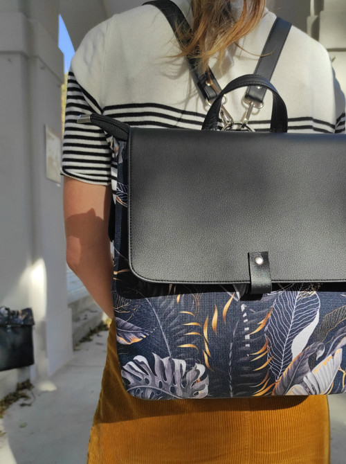 Vanessa backpack zlaté listy — foto 4