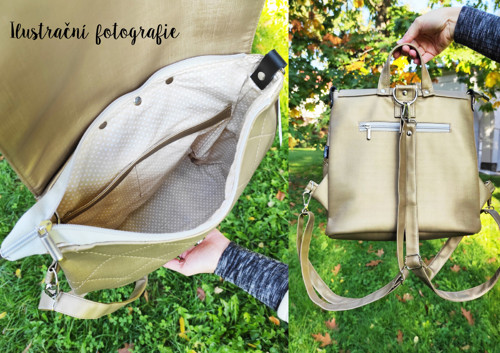 Vanessa backpack zlaté listy — foto 5