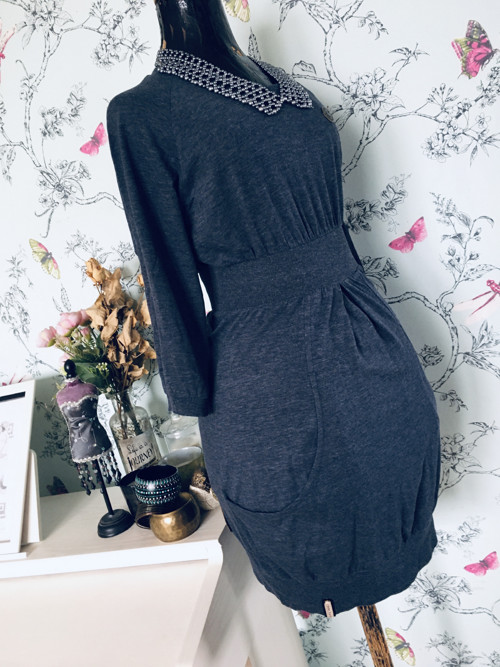 Šaty grey basic — foto 3