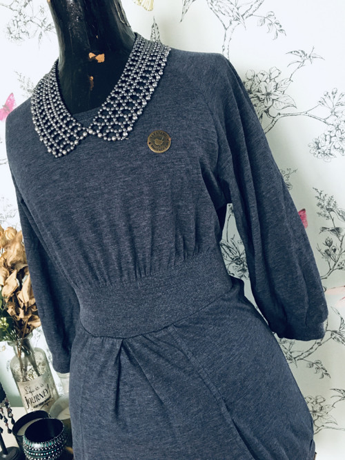 Šaty grey basic — foto 2