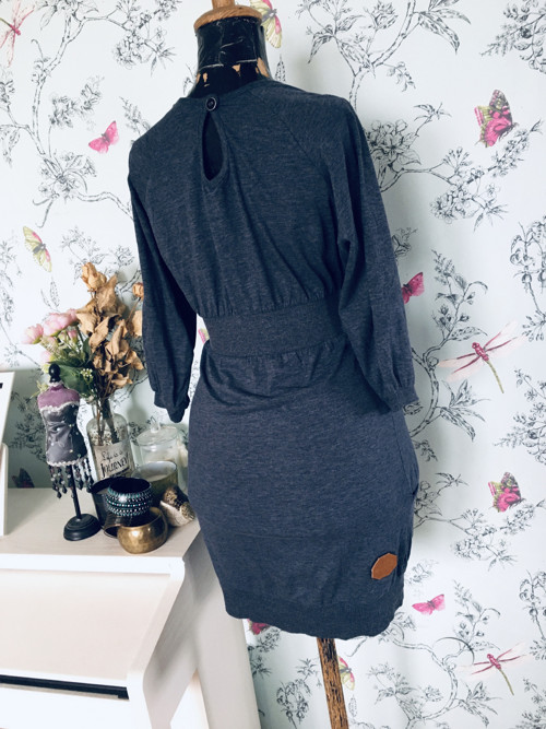 Šaty grey basic — foto 4
