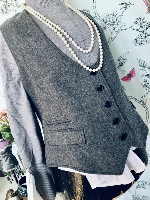Vestička dandy chic vlněná — foto 3