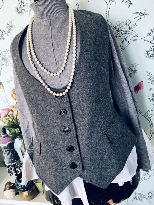 Vestička dandy chic vlněná — foto 2