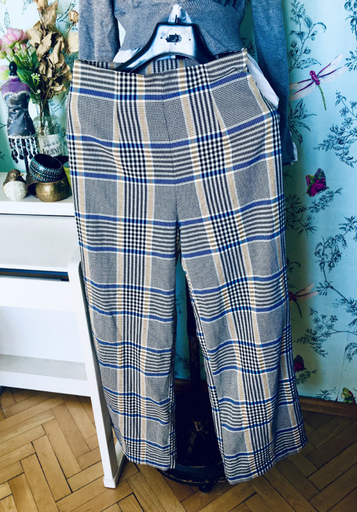 Kalhoty chic káro — foto 2