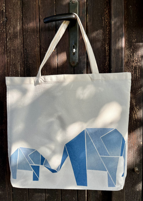 Taška L - origami sloní máma — foto 3