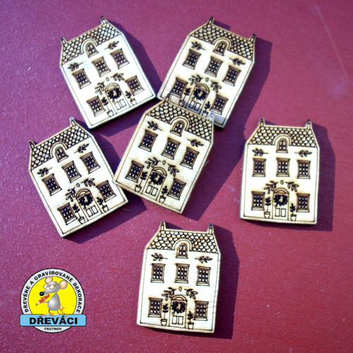 Domeček 3,1 x 2,2 cm... KV0367 H — foto 2