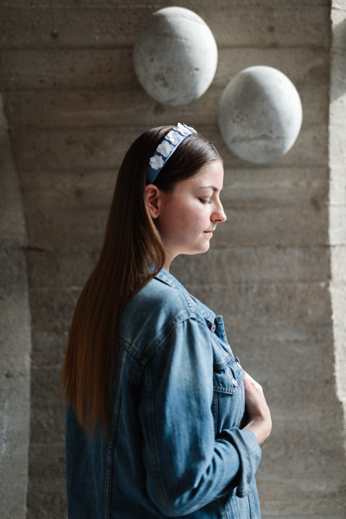 Květinová čelenka Hortenzie Blu — foto 2