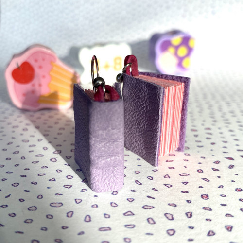 Knížkové náušnice - Cupcake — foto 3