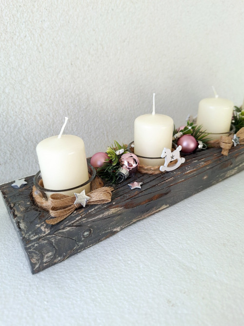 Vánoční adventní svicen — foto 5