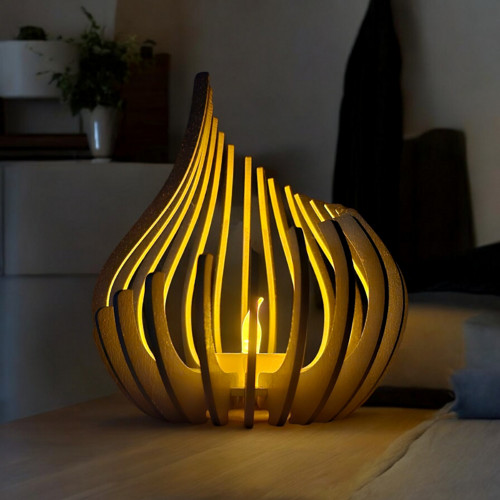 LED svícen bílý — foto 4