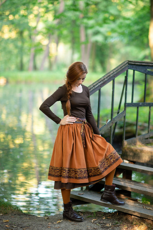 Sukňa "Škoricová" — foto 2