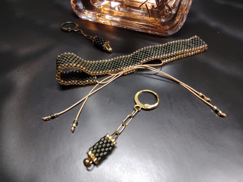 Náramek Golden olive — foto 4