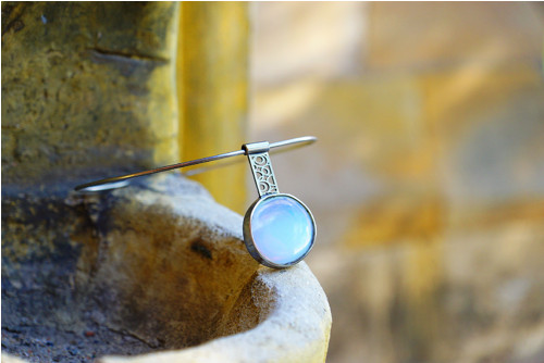 Nerezový náhrdelník..." Blue " — foto 3