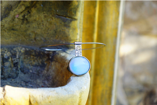Nerezový náhrdelník..." Blue " — foto 2