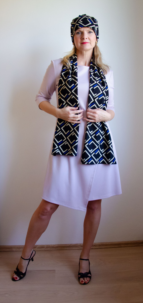 Čepice - Káro Royal blue — foto 2