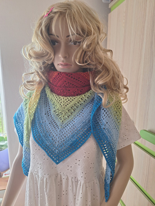 Bavlněný šátek + — foto 3