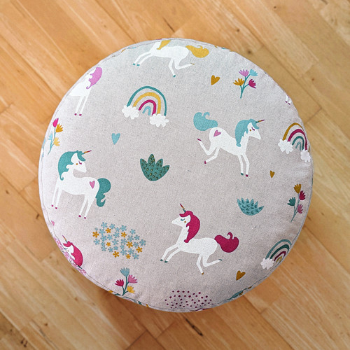 Taburet Pebble - Unicorn/Green — foto 3
