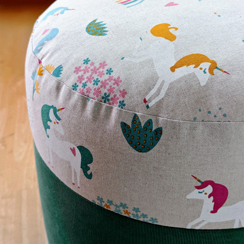 Taburet Pebble - Unicorn/Green — foto 2
