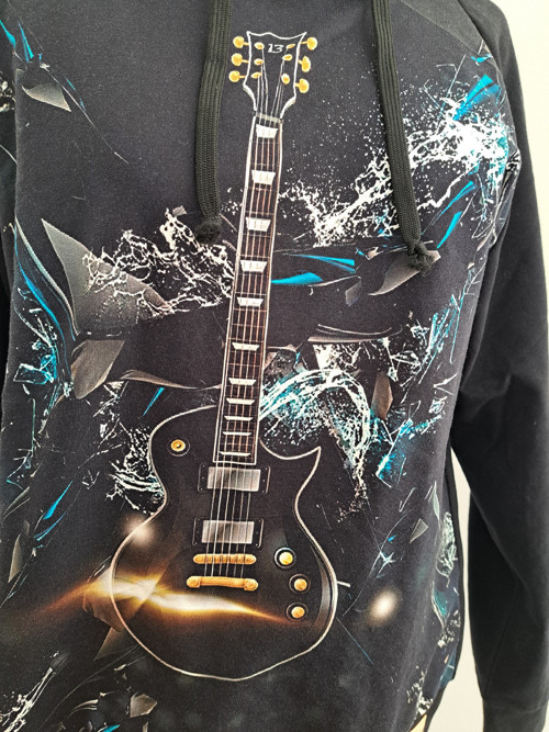 Pánská mikina s kapucí - "pro Rockery" vel. M/L — foto 3