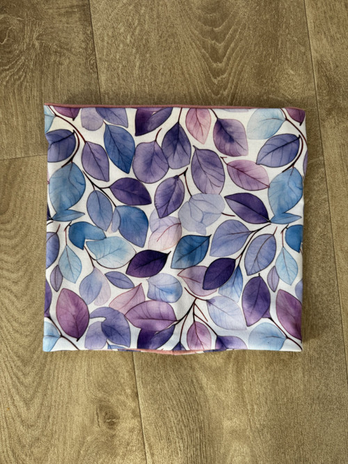 Dětská čepice + nákrčník lístky — foto 3