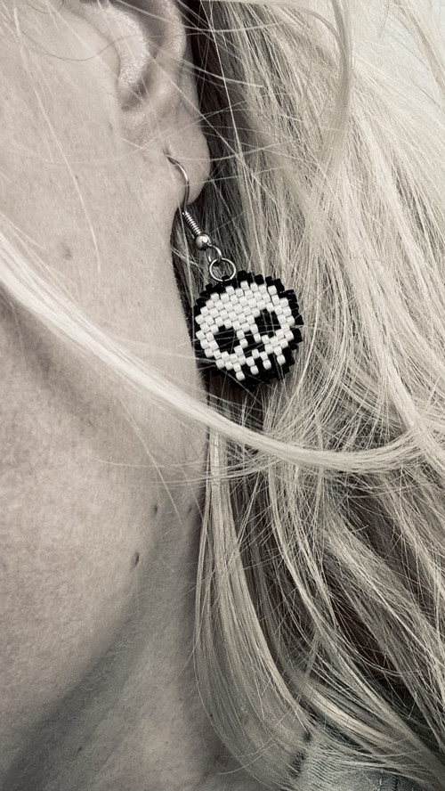 Náušničky Skulls — foto 3