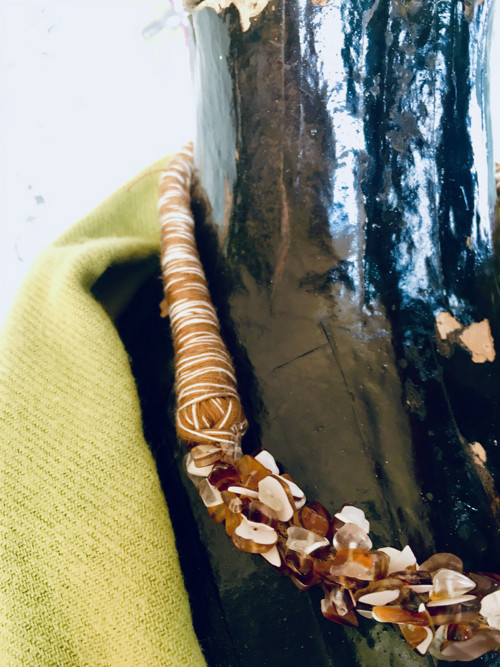Náhrdelník etno s minerály — foto 3