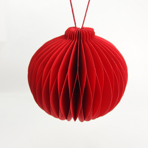 Vánoční papírové 3D ozdoby č.59 sada / 7ks — foto 3