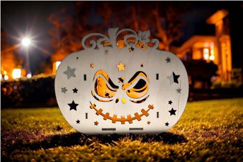 Halloweenský svícen DÝNĚ — foto 3