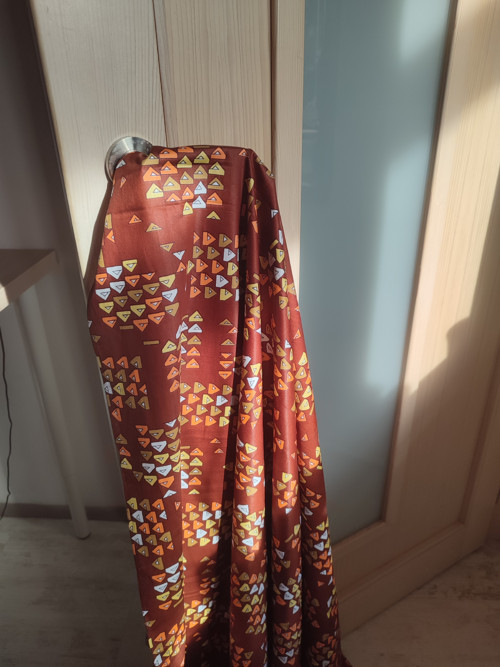 Retro látka hnědá — foto 2