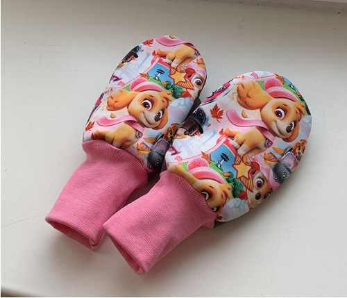 Softshellové rukavice-růžové tlapky — foto 2