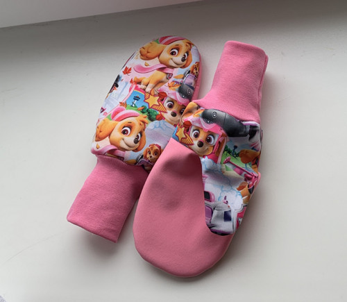 Softshellové rukavice-růžové tlapky — foto 3