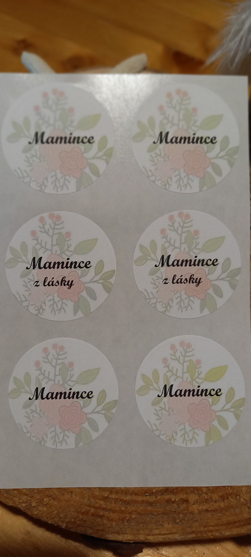 Samolepka- mamince Z LÁSKY — foto 2