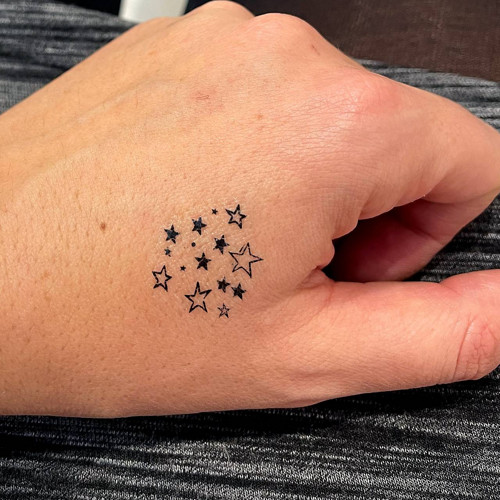 Dočasné tetovačky Tiny Tattoos Hvězdy T0029 — foto 6