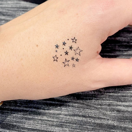 Dočasné tetovačky Tiny Tattoos Hvězdy T0029 — foto 5