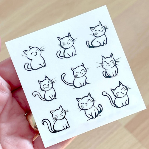 Dočasné tetovačky Tiny Tattoos Koťata T0027 — foto 6