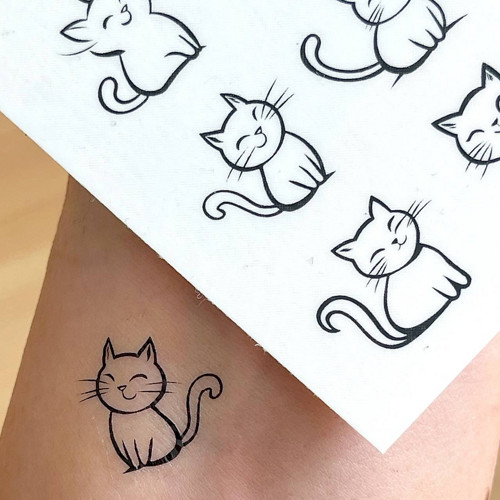 Dočasné tetovačky Tiny Tattoos Koťata T0027 — foto 4