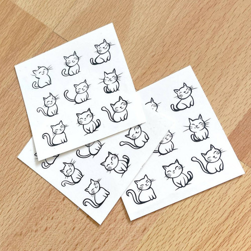 Dočasné tetovačky Tiny Tattoos Koťata T0027 — foto 3