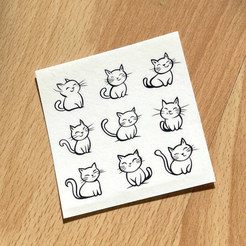 Dočasné tetovačky Tiny Tattoos Koťata T0027 — foto 5