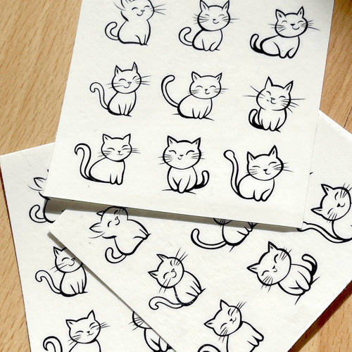 Dočasné tetovačky Tiny Tattoos Koťata T0027 — foto 2