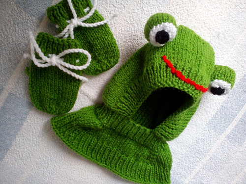 Kukla + rukavičky ŽABÁK — foto 3