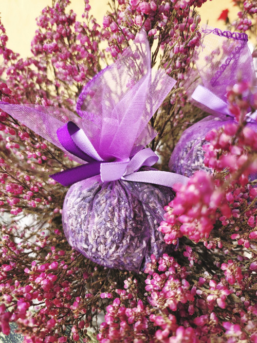 Levandulový váček / organza — foto 2