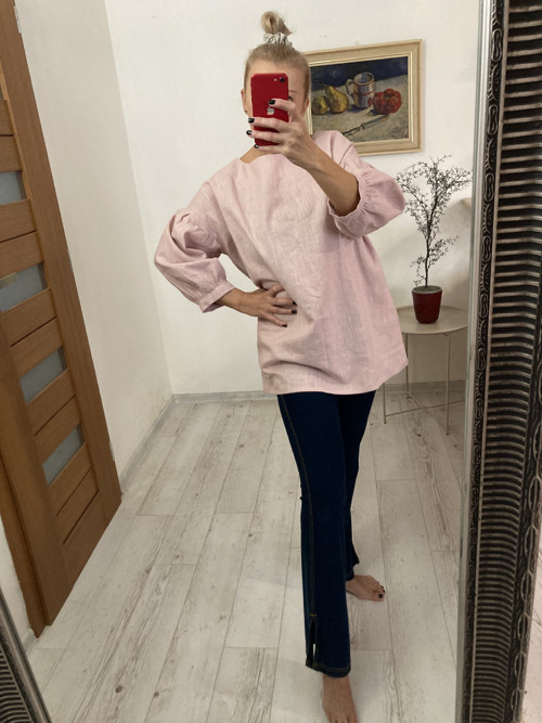 TOP/BLúZA ĽAN-ová / PINK/ — foto 4