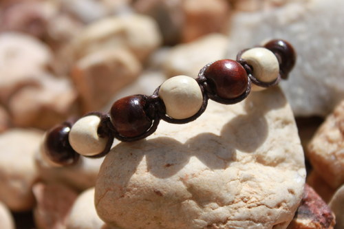 Blíž k přírodě.. Náramek shamballa/macramé — foto 3