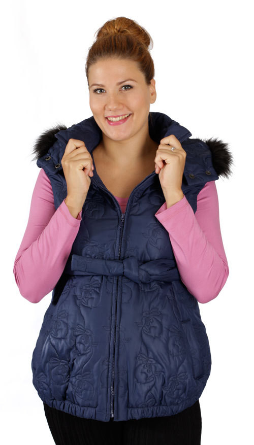 Těhotenská vesta Echt modrý prošev 0367 — foto 2