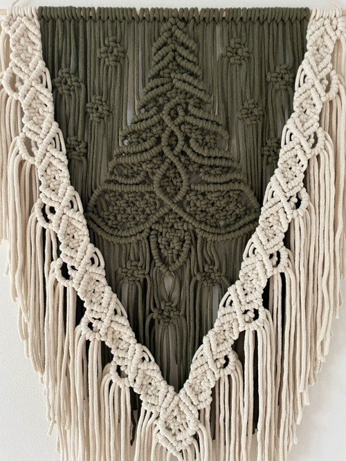 Závěsné macramé Christmas is Coming — foto 2