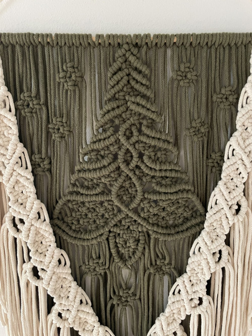 Závěsné macramé Christmas is Coming — foto 3