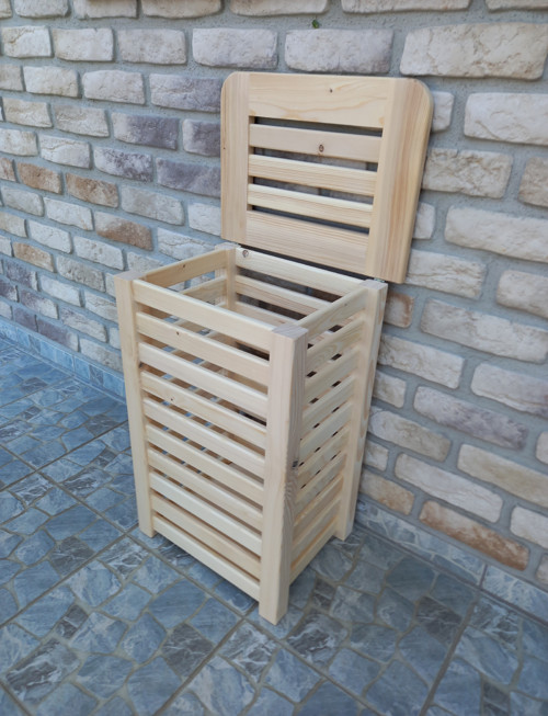 Drevený kôš na prádlo — foto 5