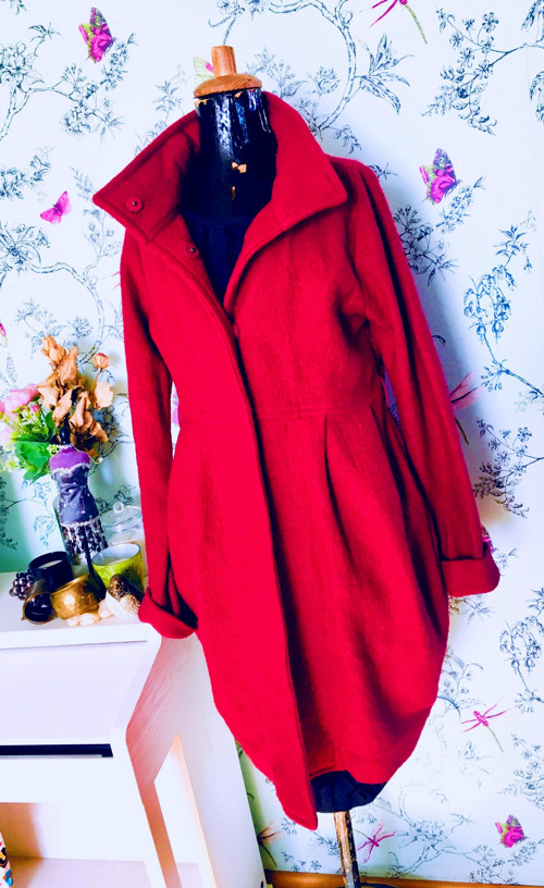 Kabát red,100% vlna — foto 3