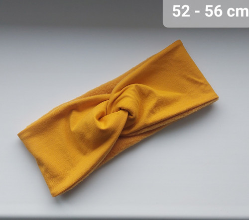 Zimní čelenka obvod hlavy 52 - 56 cm — foto 2